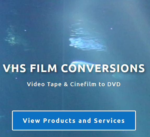 VHS Film Conversions Webdesign